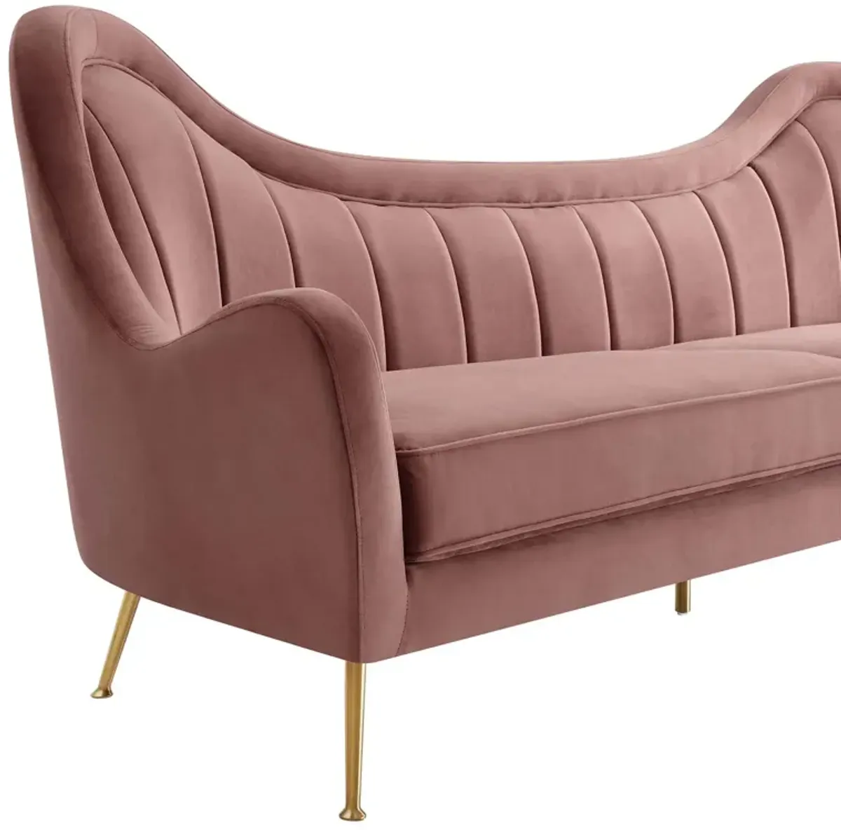 Cheshire Channel Tufted Performance Velvet Sofa