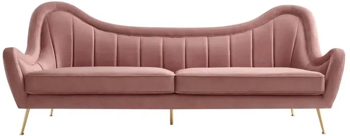 Cheshire Channel Tufted Performance Velvet Sofa