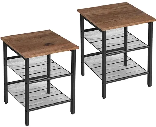 Hivvago Steel Frame End Tables