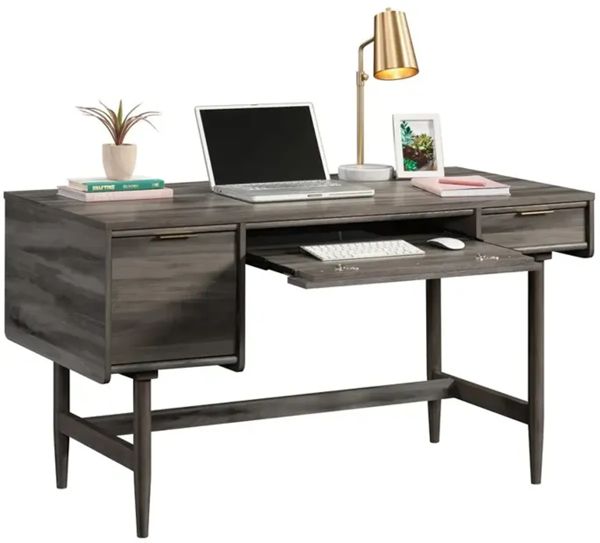 Sauder Clifford Place Desk in Jet Acacia