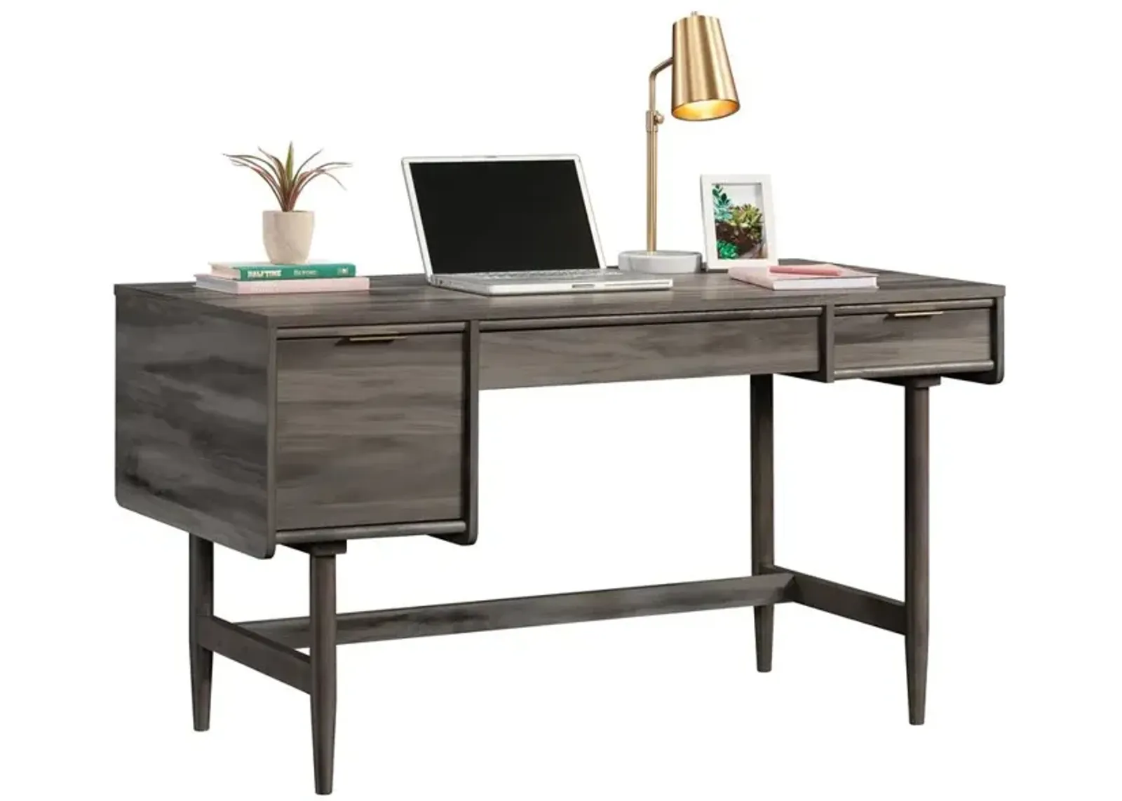 Sauder Clifford Place Desk in Jet Acacia