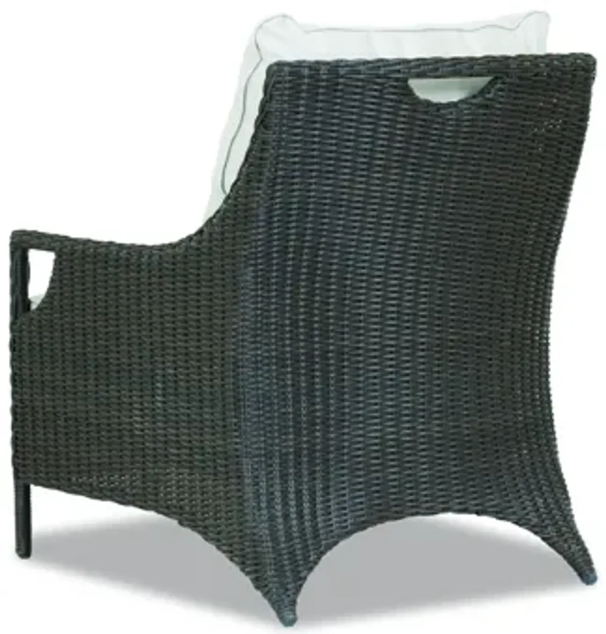 Lagos Club Chair in Cast Silver, No Welt