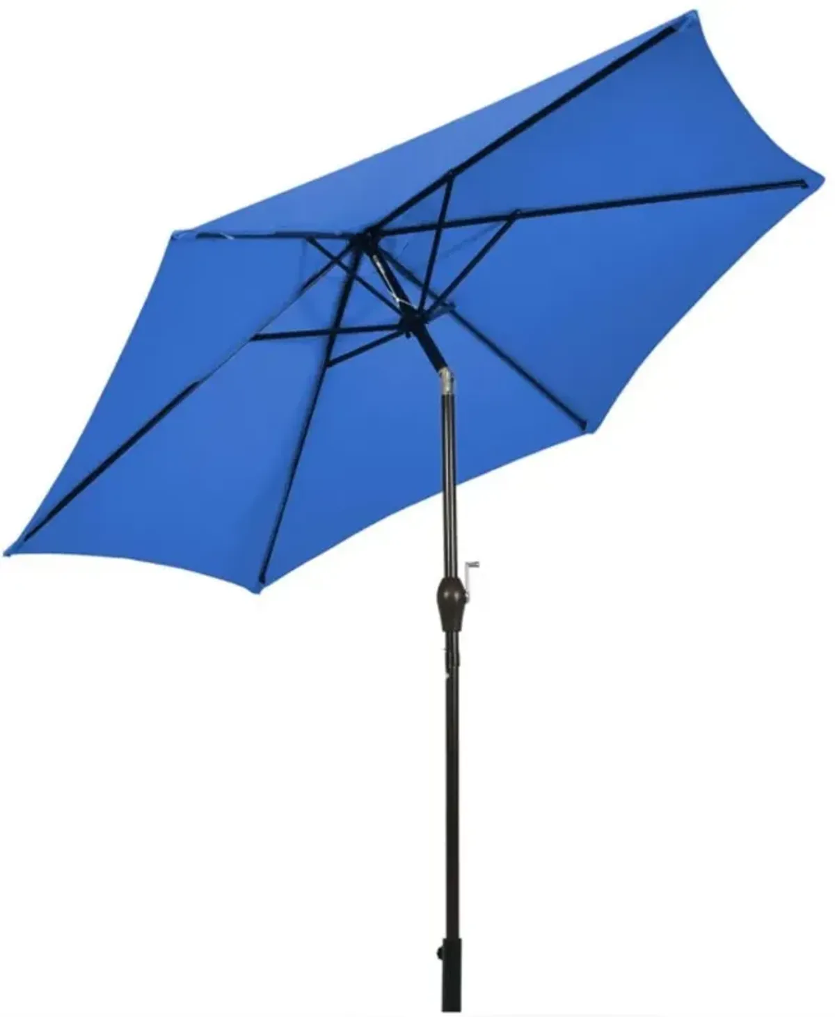 Hivvago 9 FT Outdoor Market Patio Table Umbrella Push Button Tilt Crank Lift