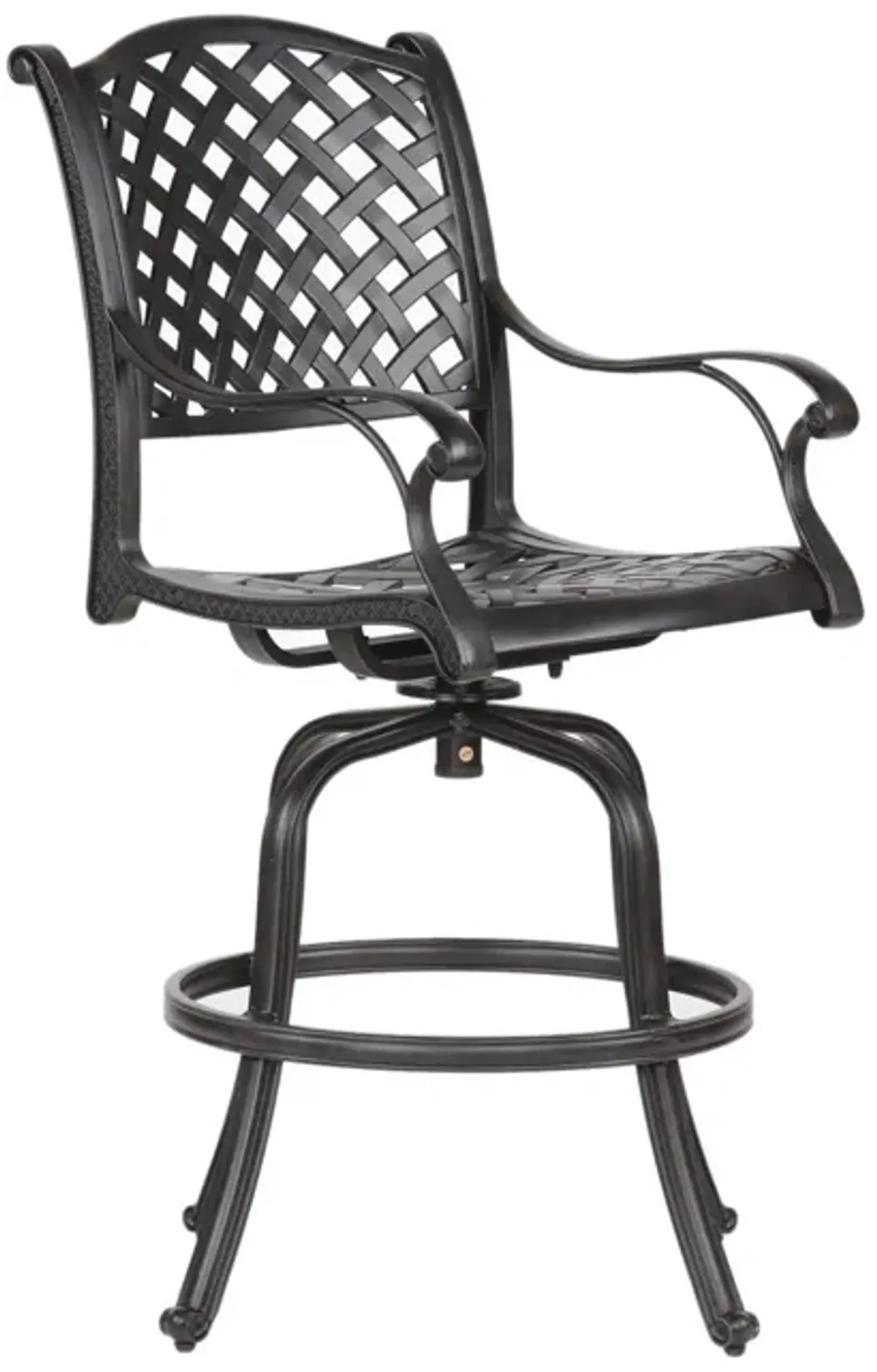 Cast Aluminum Bar Stool