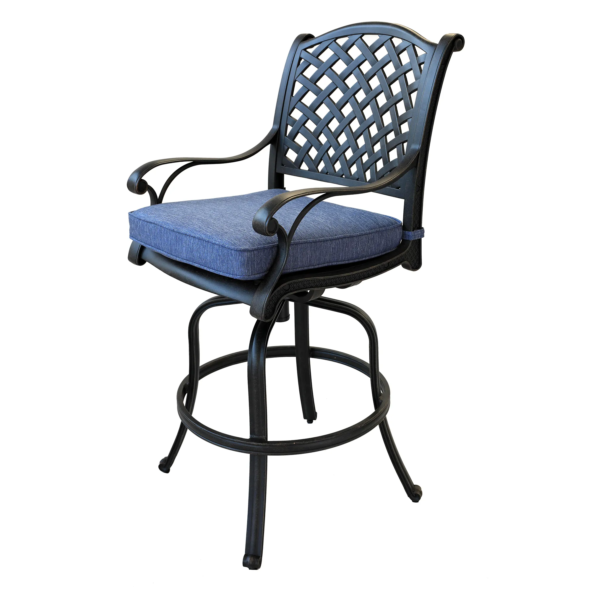 Cast Aluminum Bar Stool