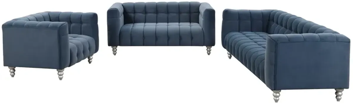 Merax 3-piece Upholstered Loveseat Sofa Set