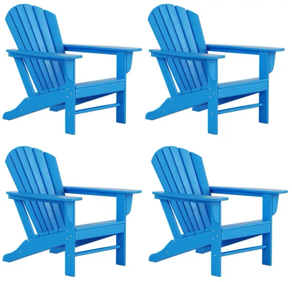 WestinTrends Outdoor Patio Adirondack Chair (Set of 4)