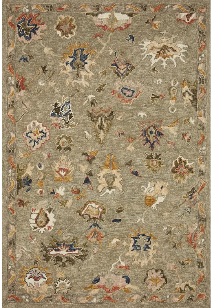 Padma Grey/Multi 9'3" x 13' Rug