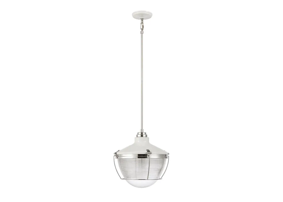 Seaway Passage 14'' Wide 1-Light White Pendant