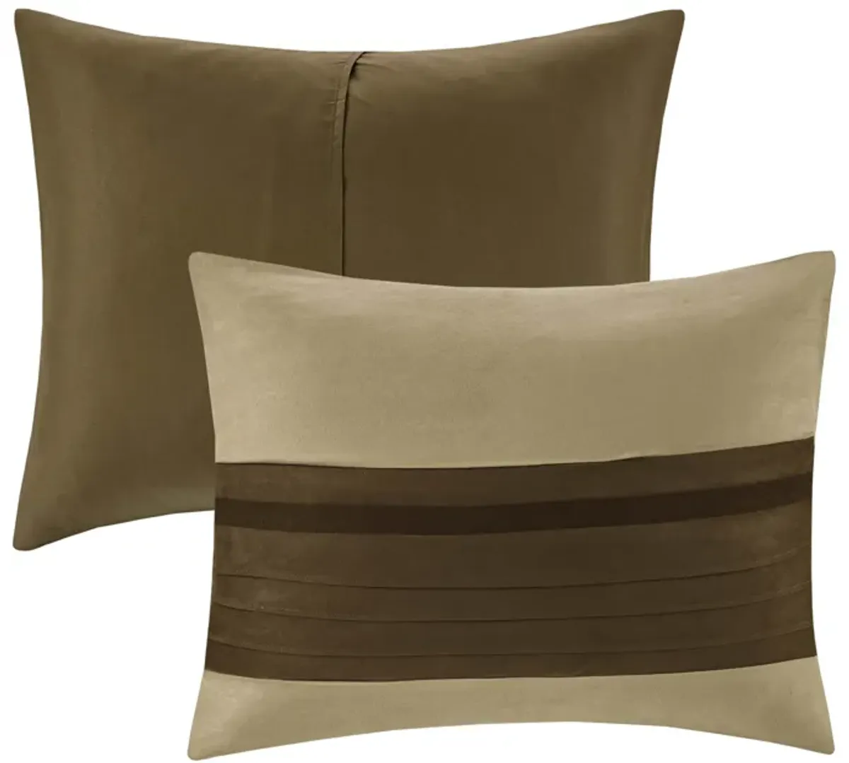 Gracie Mills Bryony 7-Piece Microsuede Comforter Set