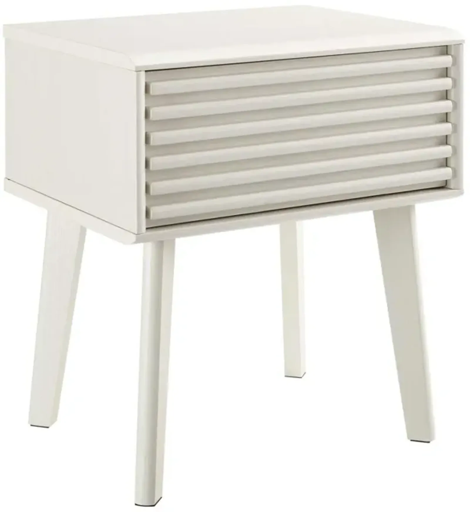 Modway Render Mid-Century Modern, End Table, White