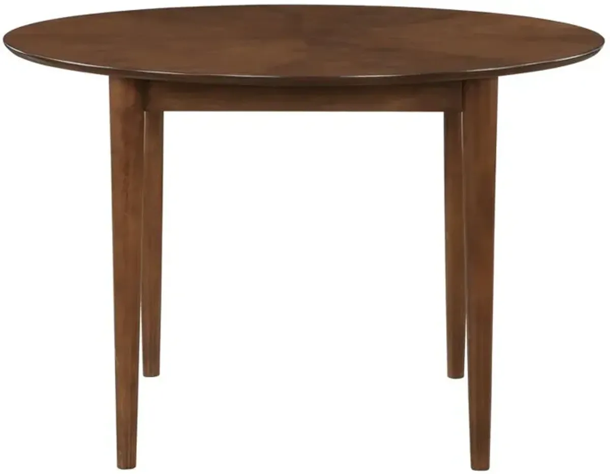 Comfort Pointe Bonito Walnut Finish Leg Dining Table