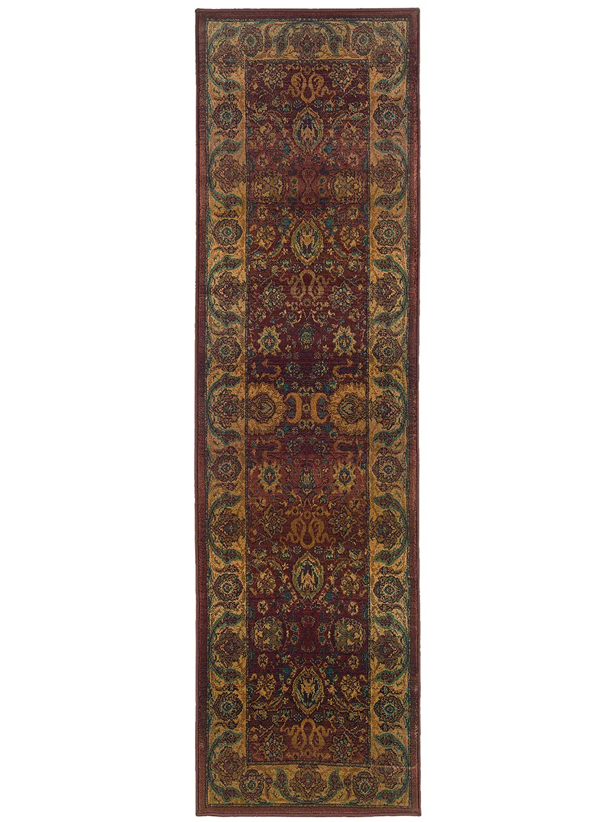 Kharma 2'3" x 7'6" Red Rug