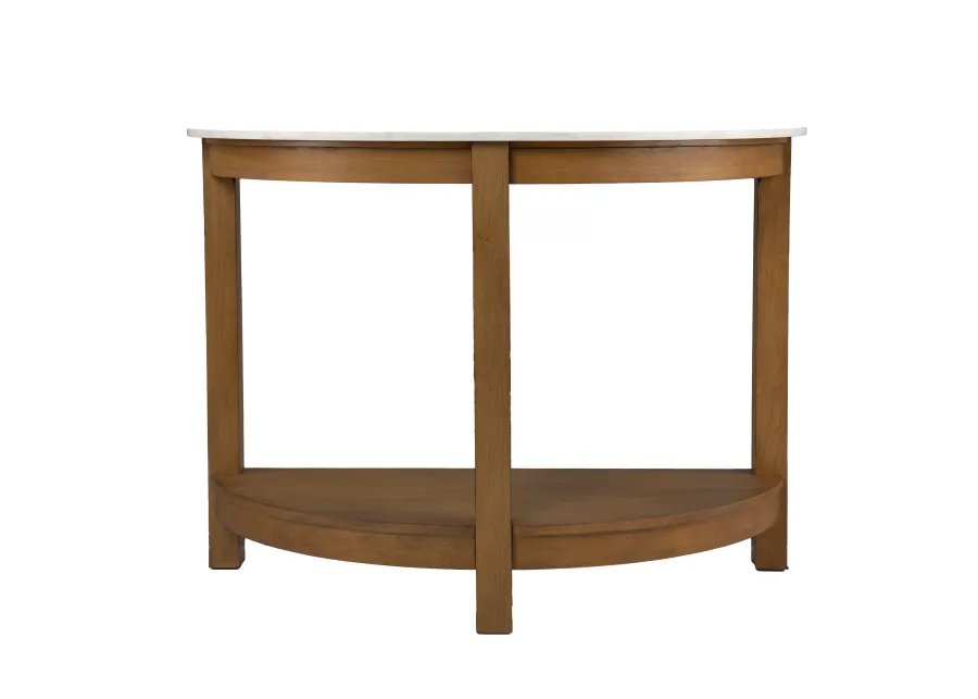 Chandlen Demilune Console Table