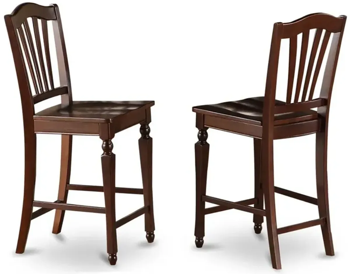 East West Furniture 5  Pc  pub  height  set-Square  Counter  height  Table  and  4  Kitchen  counter  Chairs