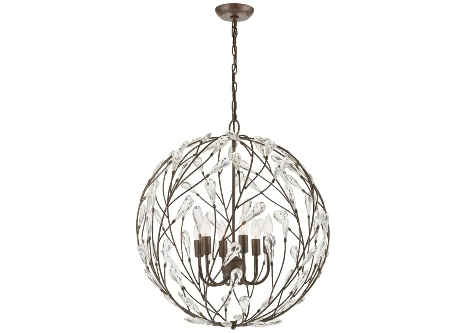 Crislett 25'' Wide 6-Light Chandelier