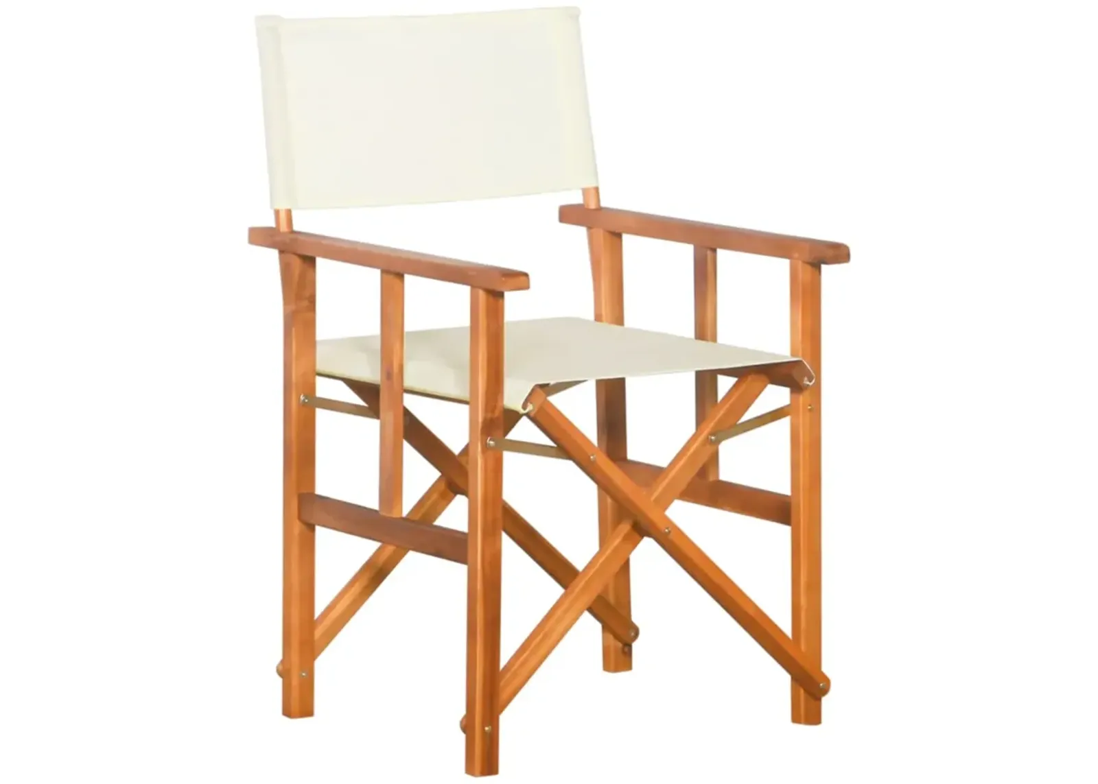 vidaXL Director's Chair Solid Acacia Wood