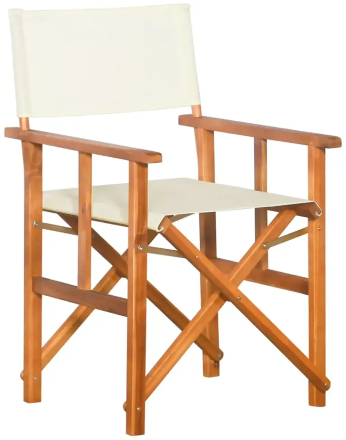 vidaXL Director's Chair Solid Acacia Wood