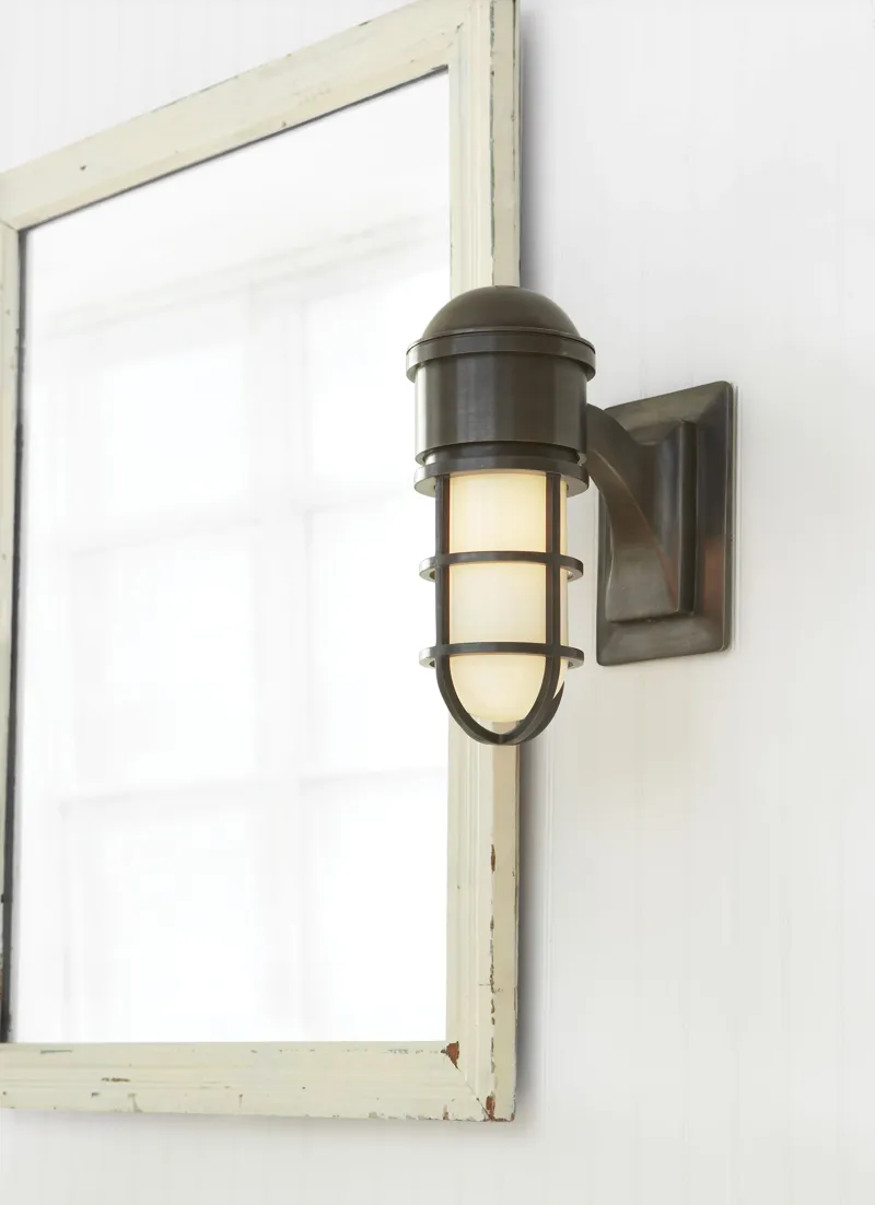 Marine Wall Light in Bronze