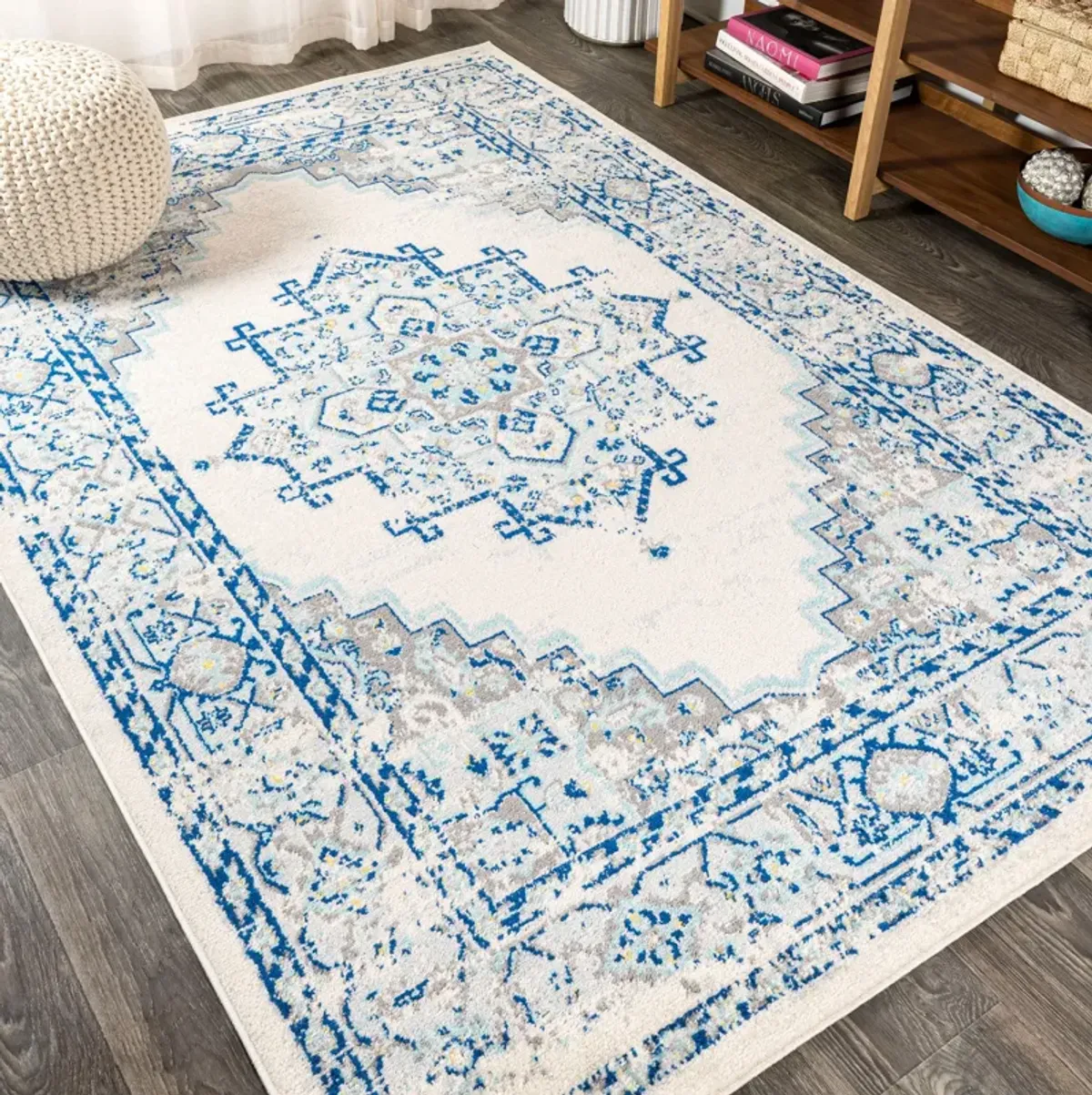 Inigo Cottage Medallion Area Rug