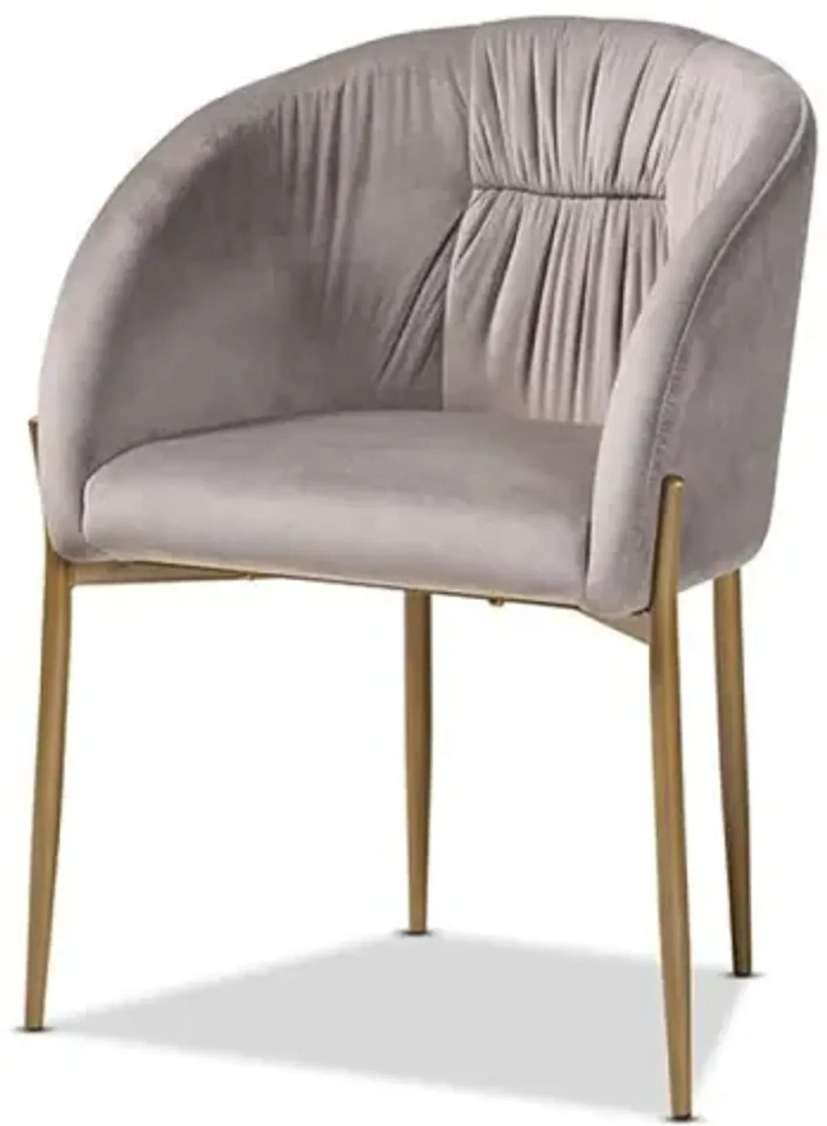 Gold Finished Metal Dining Chair