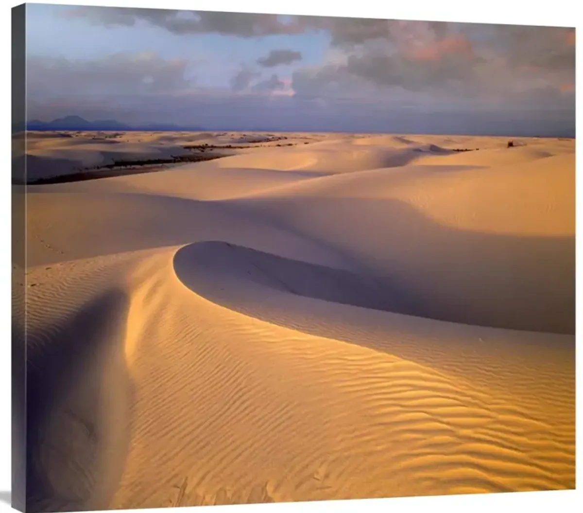Sand dunes, White Sands National Monument, New Mexico-Canvas Art-36x32.04