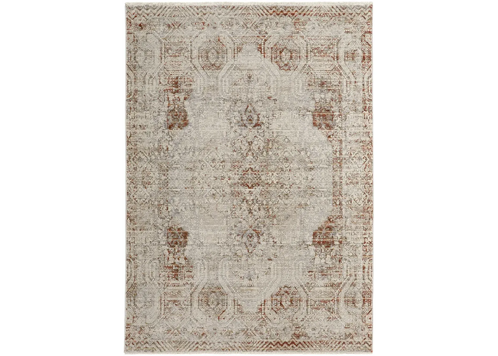 Kaia 39GKF Tan/Ivory/Orange 12' x 15' Rug