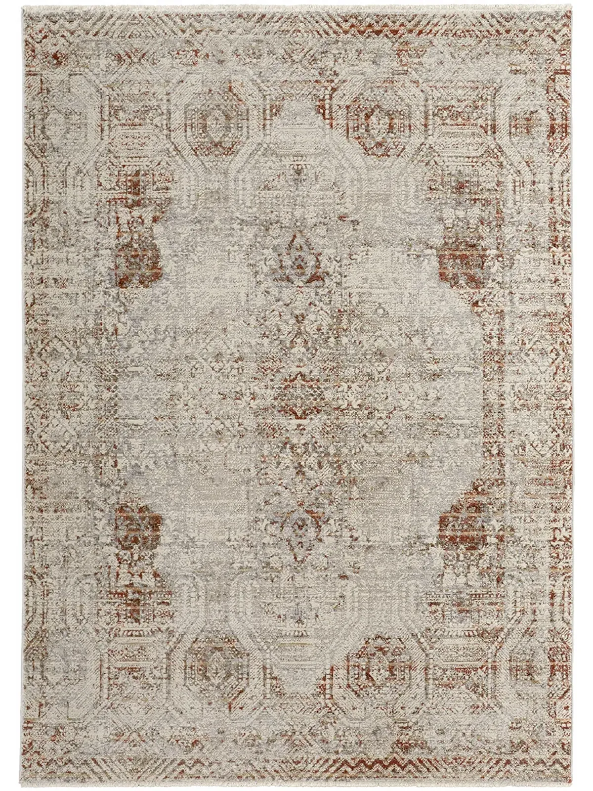 Kaia 39GKF Tan/Ivory/Orange 12' x 15' Rug