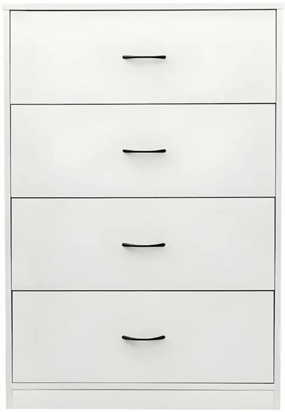 4 Drawers Wood Dresser 40.2" H x 27.6" W x 15.7" D - Melbourne Gray