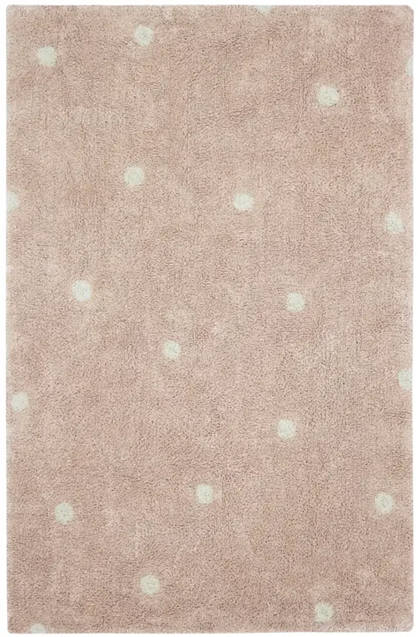 Washable rug Mini Dot  Rose