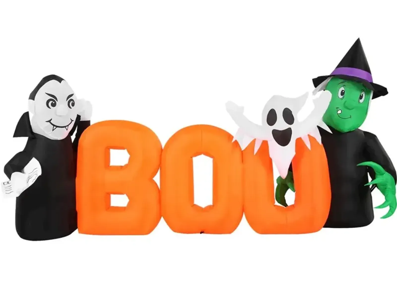 Haunted Hill Farm 6.5ft Inflatable Boo Sign w/ Lights