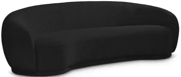 Meridian Furniture Hyde Black Boucle Fabric Sofa