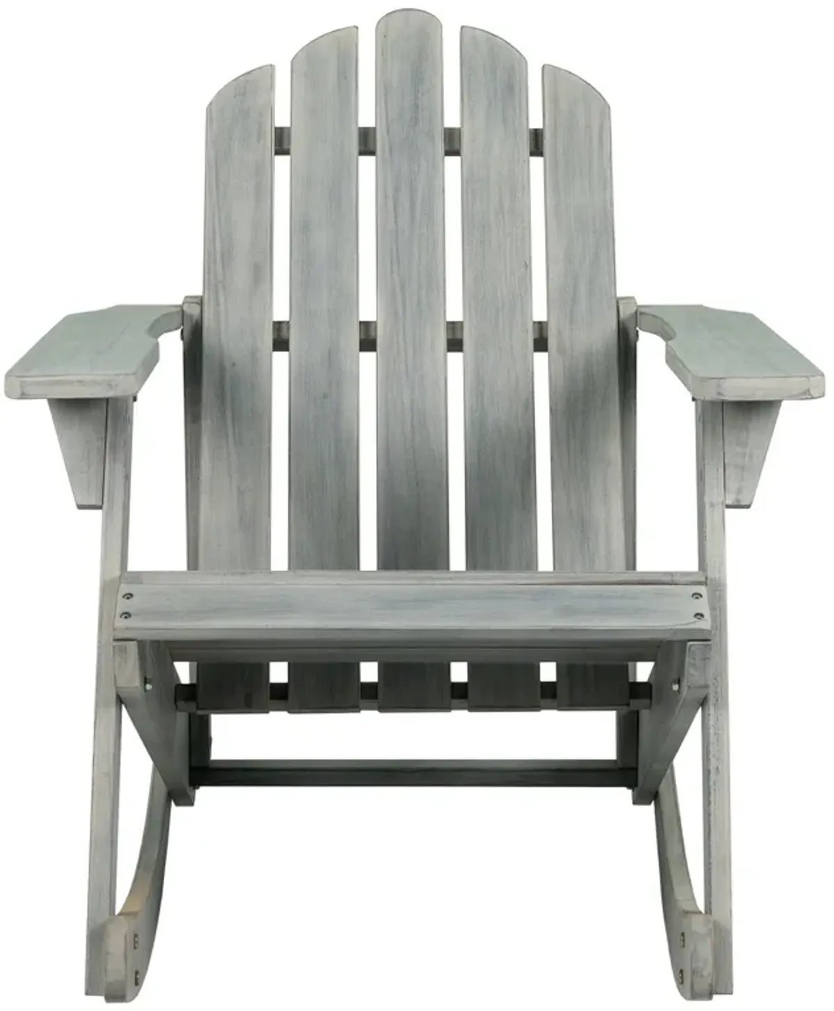 Kiawah Outdoor Patio Classic Acacia Wood Adirondack Rocking Chair