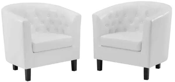 Prospect Upholstered Vinyl Armchair Set of 2