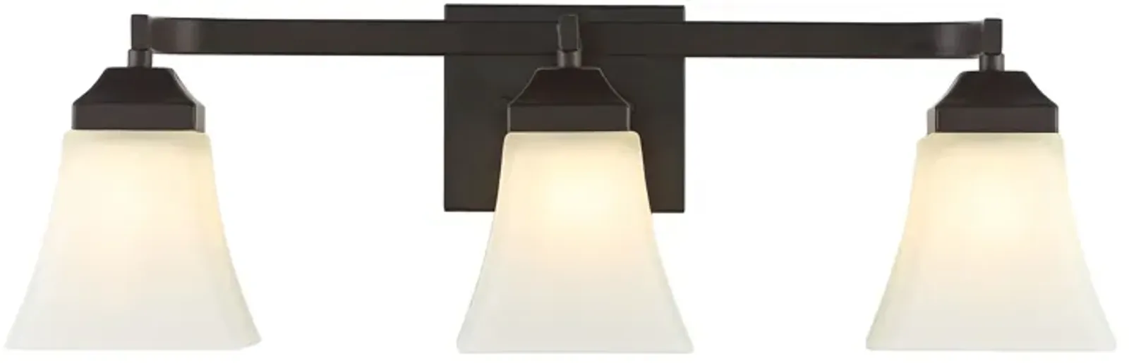 Staunton Iron/Glass Modern Cottage LED Vanity Light