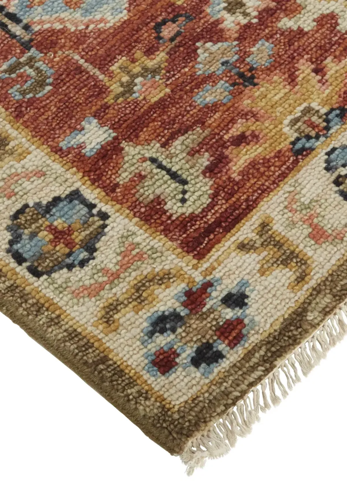 Carrington 6805F Ivory/Red/Blue 2' x 3' Rug