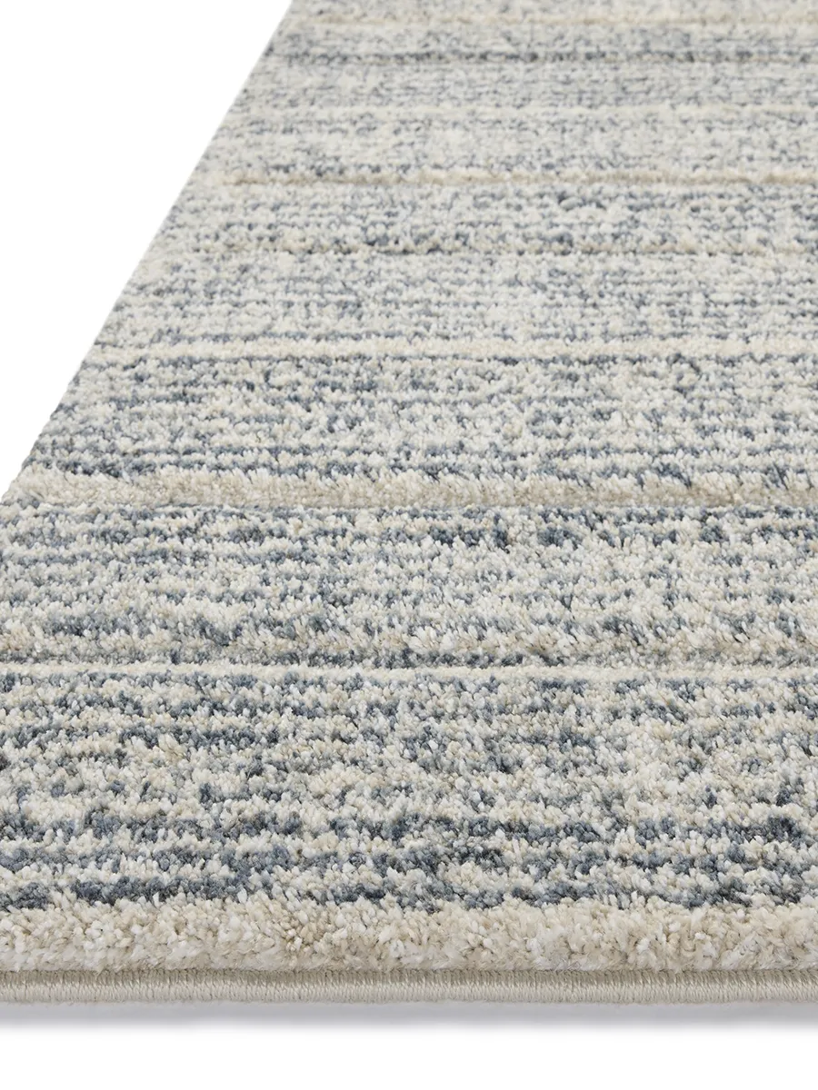 Silas SLA-03 Oatmeal / Blue 2''7" x 8''0" Rug by