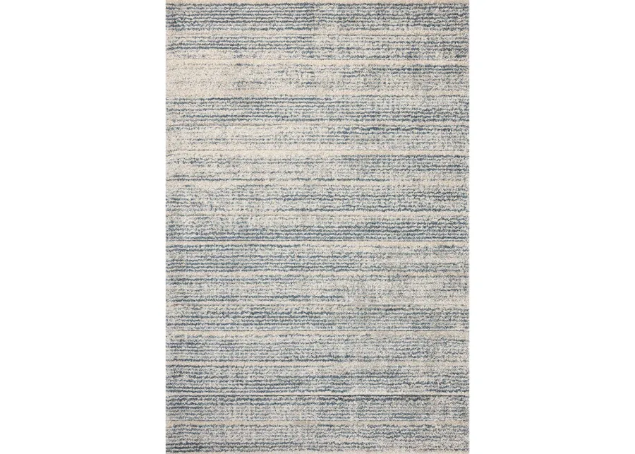 Silas SLA-03 Oatmeal / Blue 2''7" x 8''0" Rug by