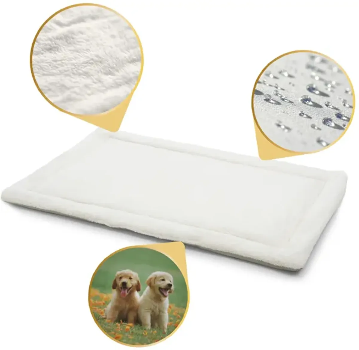 Teddy Sofa Cover For Pets - Blanket - White