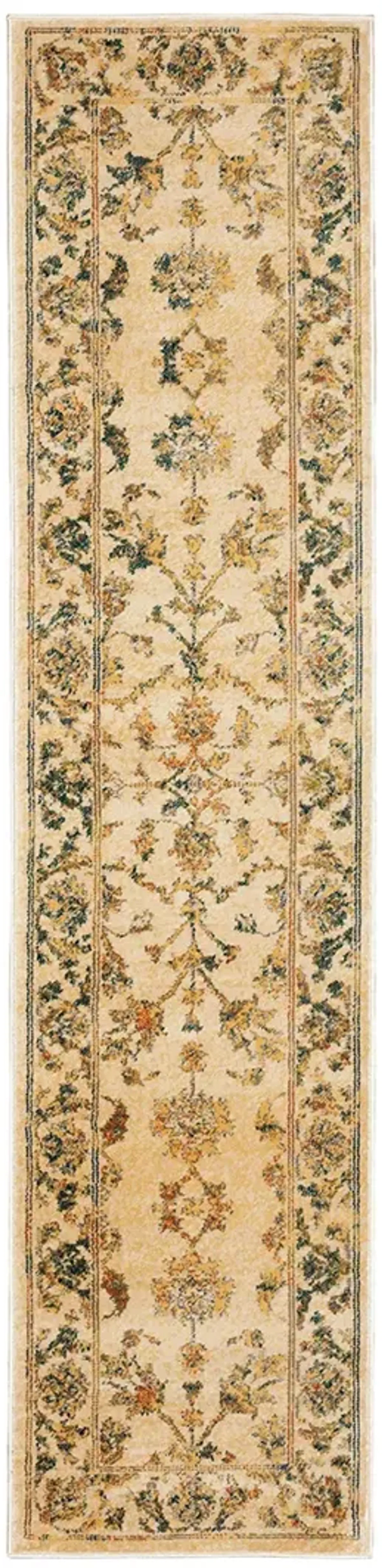 Juliette 1'10" x 7'6" Beige Rug