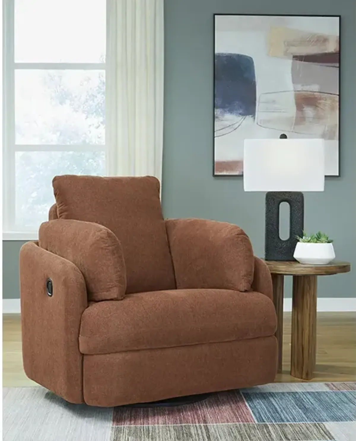 Modmax Manual Swivel Glider Recliner