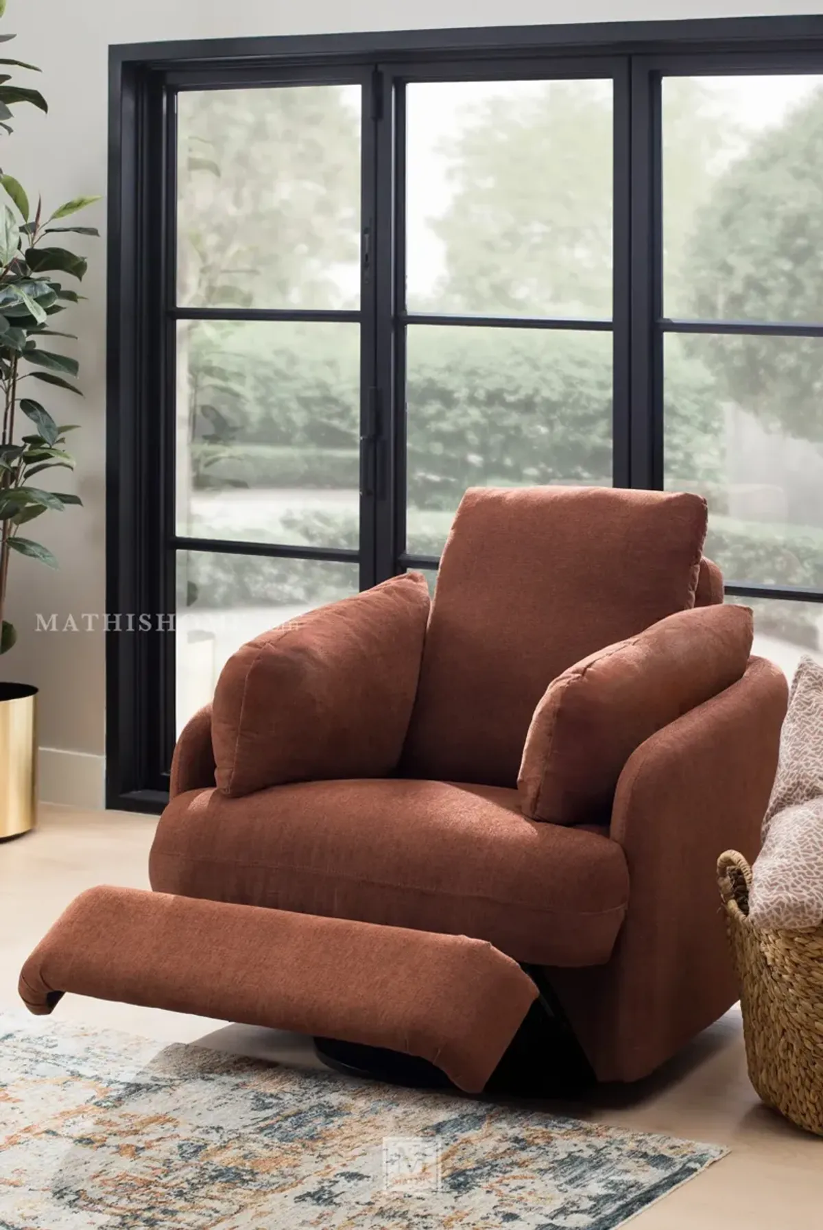 Modmax Manual Swivel Glider Recliner