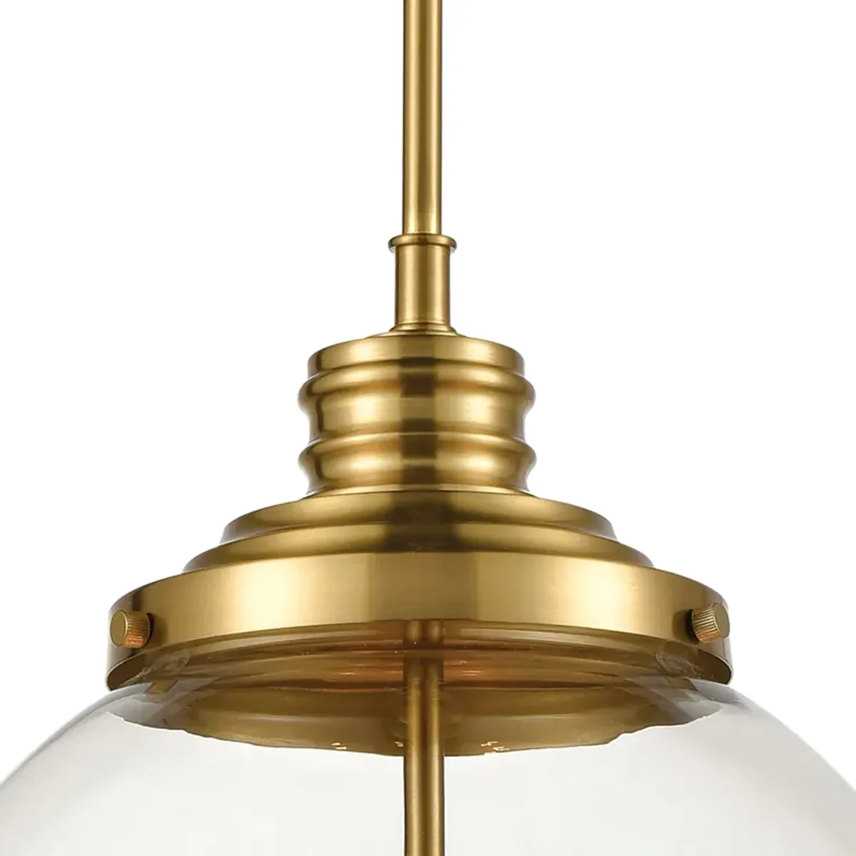 Chandra 13'' Wide 4-Light Brass Pendant