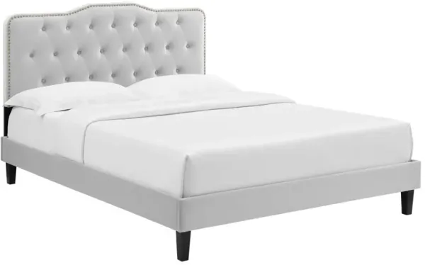 Modway - Amber Performance Velvet Queen Platform Bed