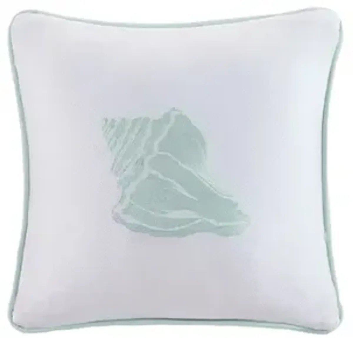 Gracie Mills Douglass Aqua Square Decorative Pillow