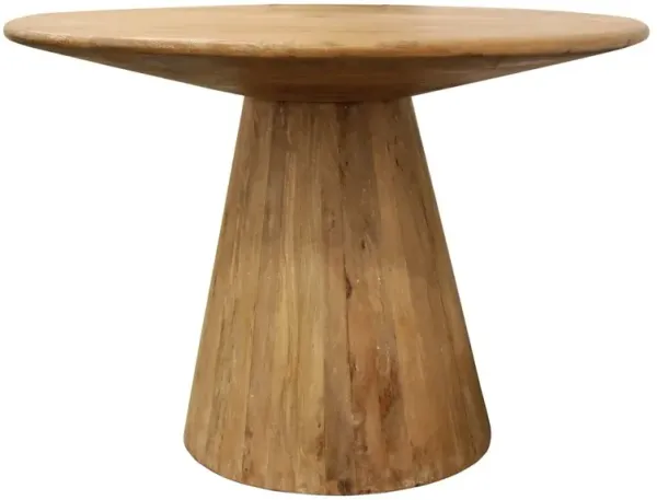 Alex Hamilton Jaden 42 Round Dining Table in Natural Finish