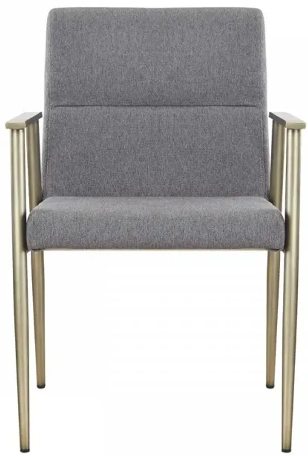 Upholstered Contemporary Dining Chair with Durable Frame