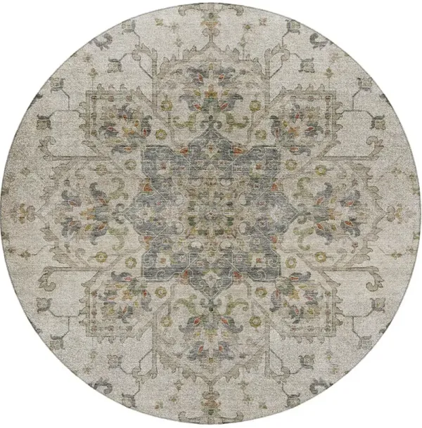 Silk Road SR6 Ivory 8' Round Rug