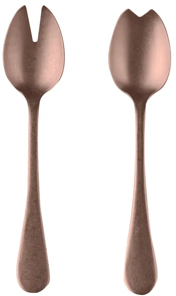 Vintage 2-Piece Salad Serving Set in Bronze