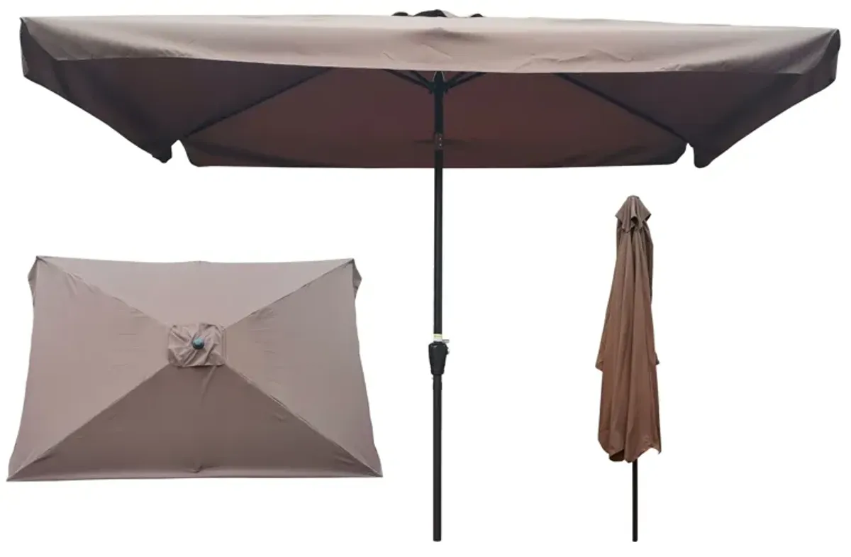 Streamdale 10 X 6.5FT Rectangular Patio Umbrella